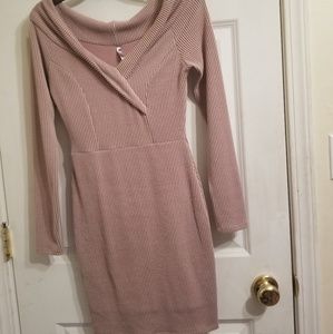 Love Culture fitted dress cowbell neck